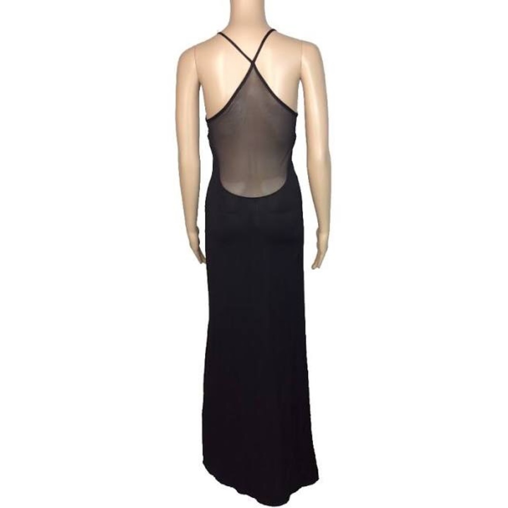 Michel Stephen Black, Body Con, Mesh Back Dress